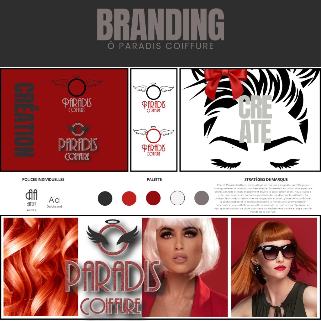 branding o paradis coiffure